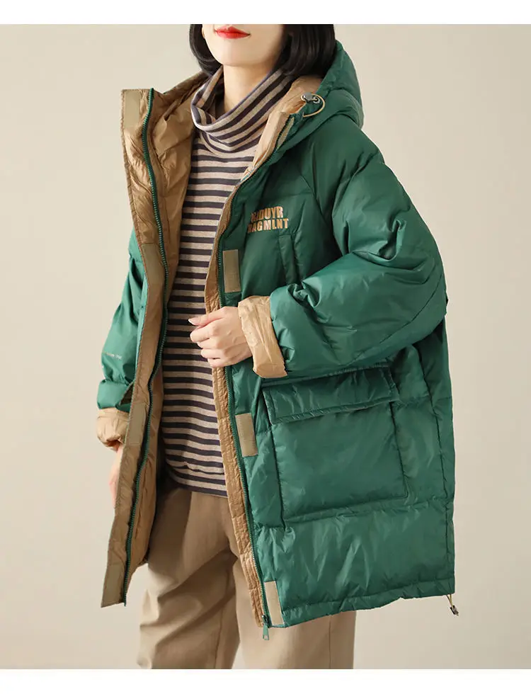 outerwear inverno jaqueta com capuz parker casaco