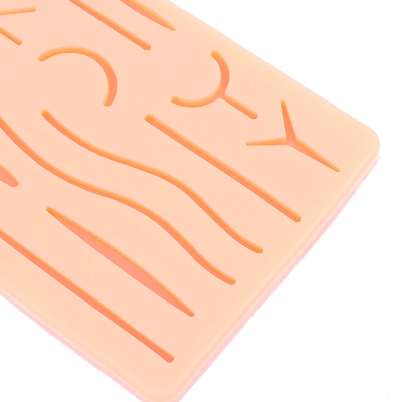 Skin Suture Model Wound Silicone Suture Pad Y Traumatic Suturing Training Pad Reusable Silicone Suture Practice Mat