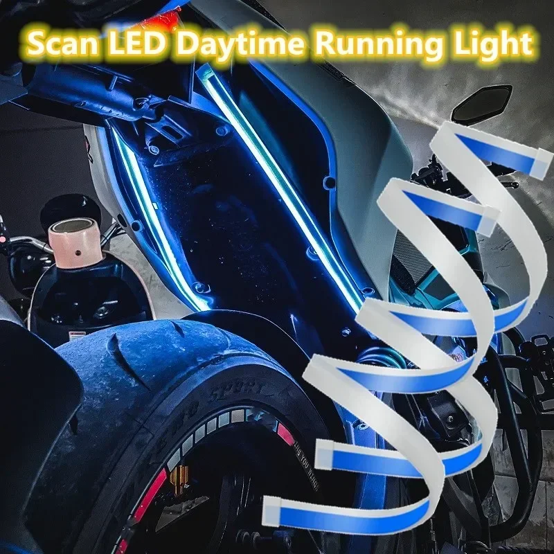 Motorcycle LED Turn Signal Daytime Running Lights Waterproof