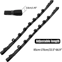 Car Fishing Rod Holder 7 Rod Capacity, Adjustable 33.5-66.9 Inch Heavy Duty Vehicle Rod Carrier for SUV/Wagons/Van/Jeep/Truck 2