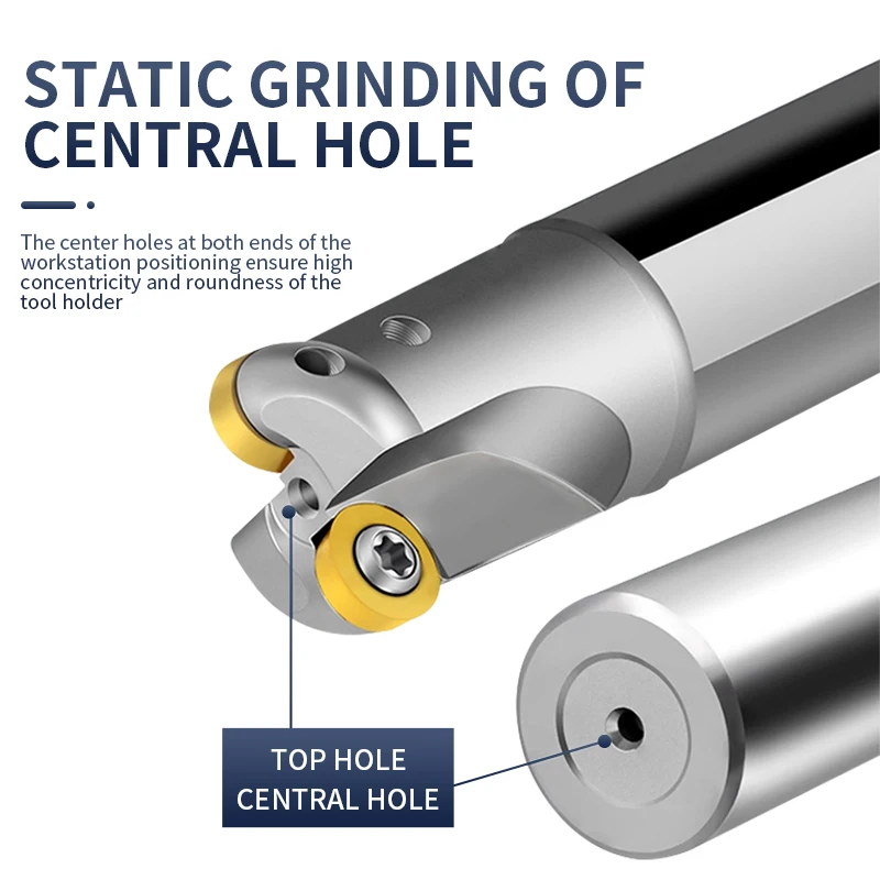 라운드 노즈 밀링 커터 C12-C20, 충격 방지 공구 홀더, RPMT/RPGT08 절삭 공구용 보링 바 홀더, 1T/2T, EMRW4R