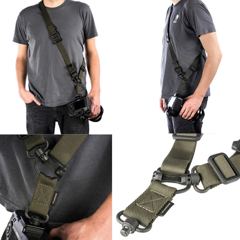 Tactical Nylon Rifle Sling with QD Metal Strap for Hunting
