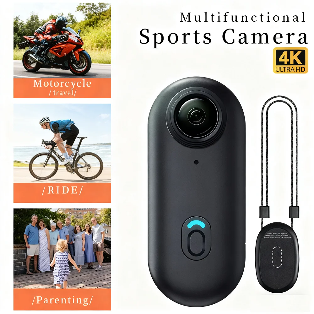 Caméra Action UHD Pro 4K Noir + 32Go Carte TF