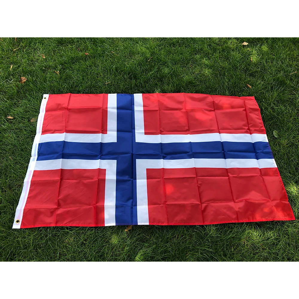 Vergrote Noorwegen Boven Wereldkaart 3 Versies Van De Wereldkaart Met Vlag En Kaart Van Noorwegen 69012730