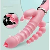3 In 1 Dildo Rabbit Vibrator Waterproof USB Magnetic Rechargeable Anal Clit Vibrator Sex Toys for Women Couples Sex Shop 1