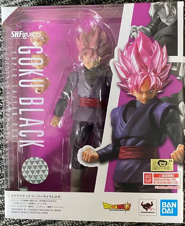 Boneco Sh Figuarts Goku Black Super Sayajin Saiyan Rose