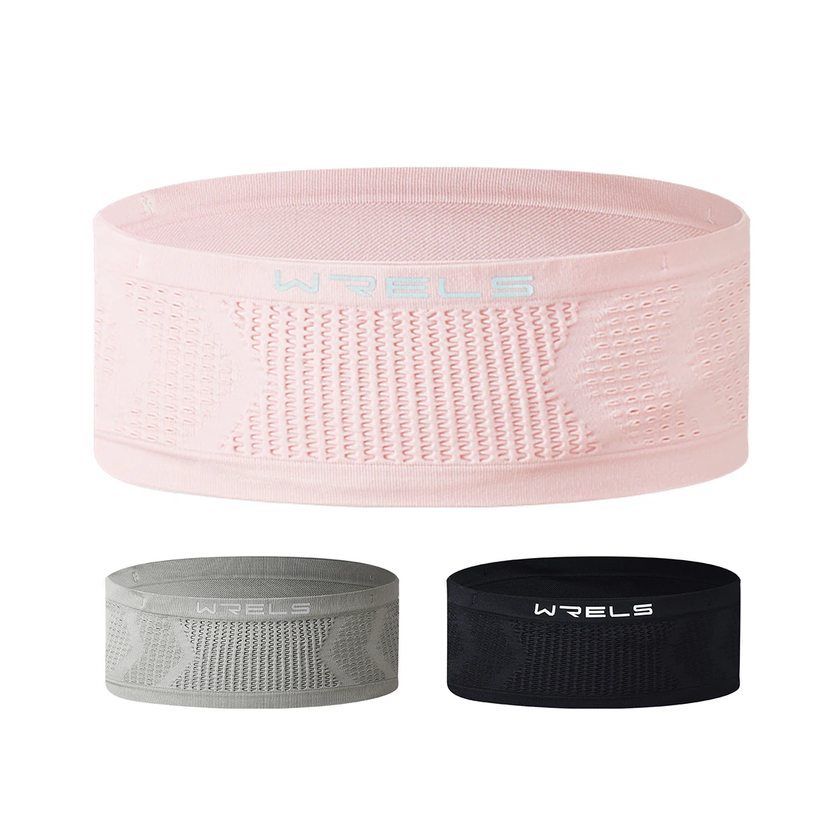 WRELS Invisible Waist Bag Lightweight Breathable Elastic Running Phone Bag Foldable Gym Waist Belt Bag Portable Cycling Bag