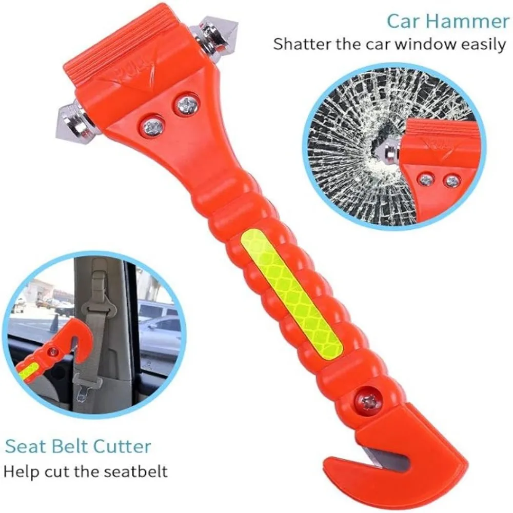 Car Safety Hammer Car Window Breaker Basics Emergency Seat Belt Cutter and Window Hammer Escape Tools car safety hammer safety hammer window breaker seatbelt cutter tool