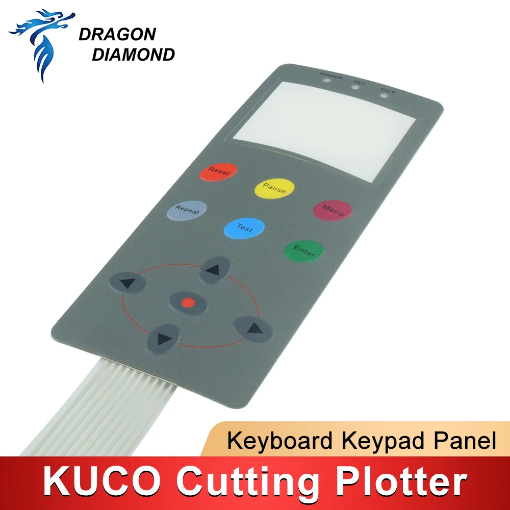 Vinyl Cutting Plotter KUCO TENETH Key Panel Film Operation Panel