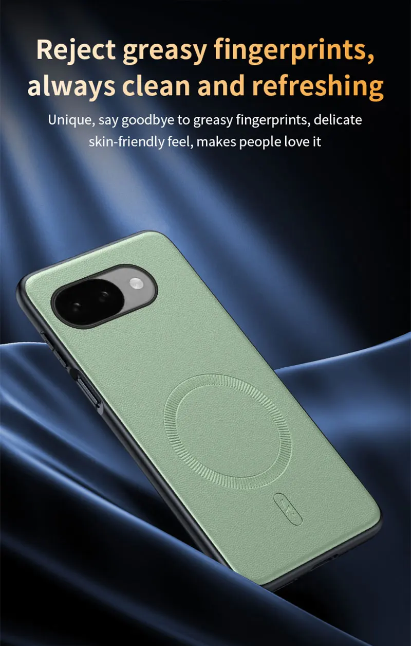 Für Google Pixel 10A Fall Magnetische Leder Schild Abdeckung Für Google Pixel 10A Anti-Fingerprint Nicht-Slip PC + TPU – Detail 13