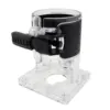 Electric Trimmer Router Base Quick Fixation Durable Trimming Milling Machine Accessorie Compact Wood Router Base Cover Case 1