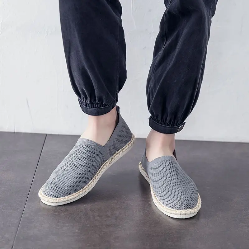 Summer Vintage Kungfu Shoes Black Chinese Traditional Shoes Mesh ventilation Wushu Tai Chi Old Peking Martial Art Sneaker