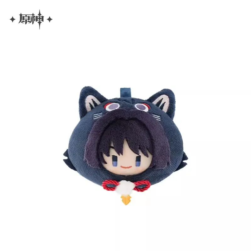 Genshin Impact Teyvat Zoo Plush Cartoon Pendant Anime Cosplay Wriothesley Tighnari Wanderer Soft Accessories Gift