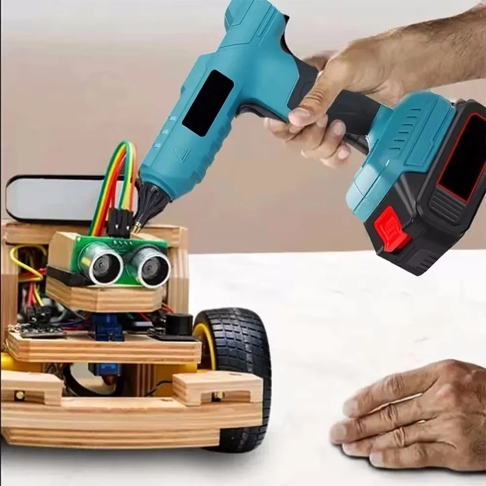 Electric Hot Melt Glue Gun Cordless Glue Grab 11mm Glue Stick Hot Melt Welding Air Gun (No battery) Fit Makita 18V Battery 3