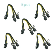 

8 Pin to dual 8 (6+2) Pin PCI Express Power Converter Cable for Graphics GPU Video Card PCIE PCI-E VGA Splitter Hub Power Cable