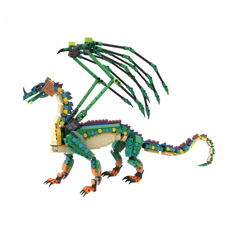 

Конструктор игрушечный с изображением старинного дракона MOC 116811