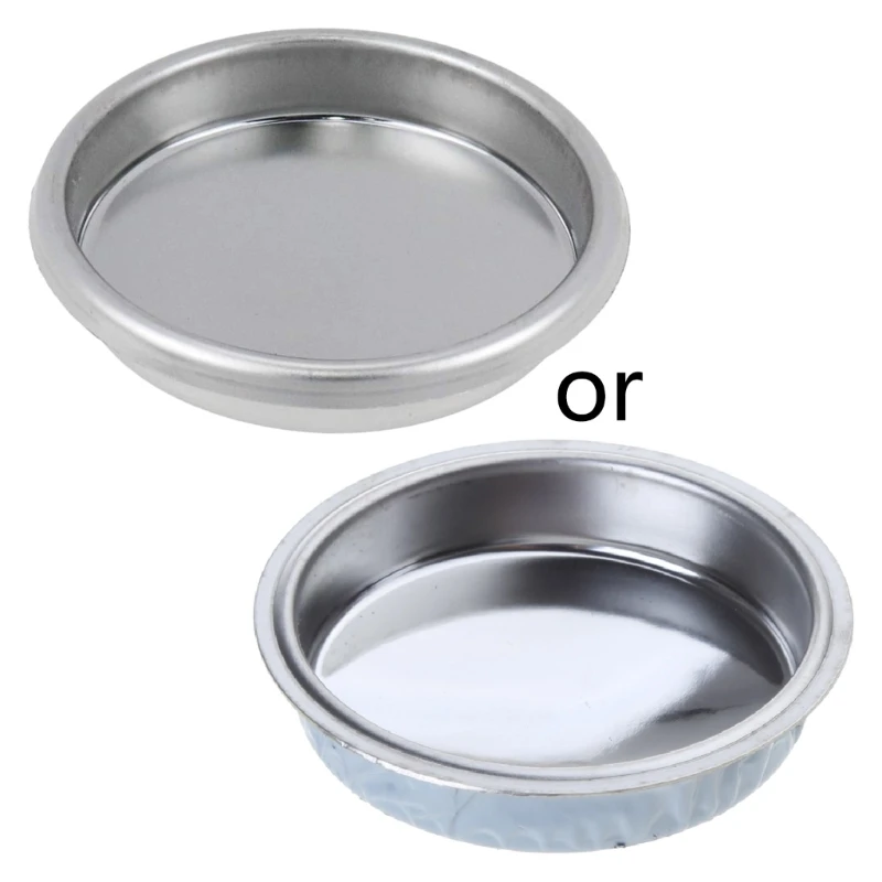 D0AD 51mm/58mm Coffee Blind Filter Basket Stainless Steel Non Pressurized Filter Cups