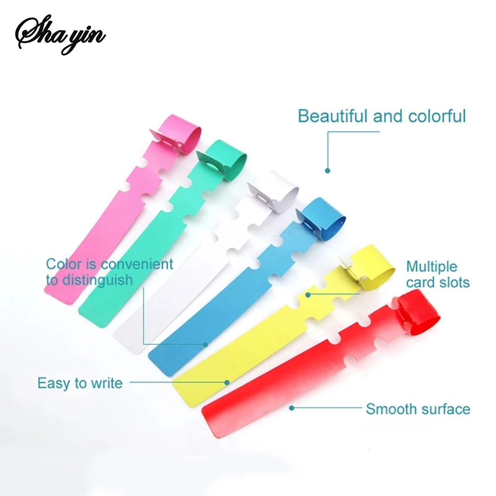 Flower Plant Labels 100PCS Pvc Waterproof Ring For Seedlings Orchids Garden Floral Markers Plastic Signboards