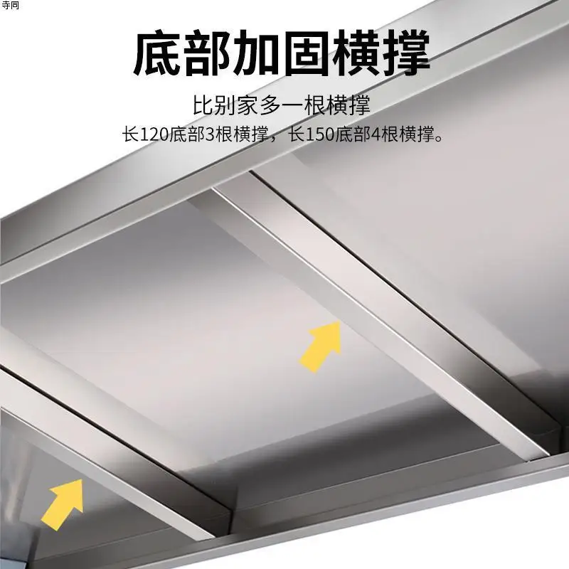 Floor-Standing Shelf Storage Rack Side Two-Layer Cabinet Stainless Steel Two-Layer Storage Meal New Kitchen Cabinets