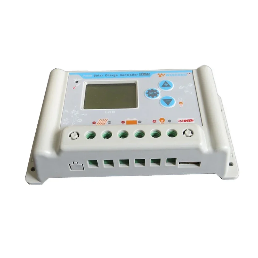 태양광 충전 컨트롤러 레귤레이터, USB LCD 리튬 이온 리튬 LiFePO4 배터리, 10A, 36V, 48V, 60V, 30A