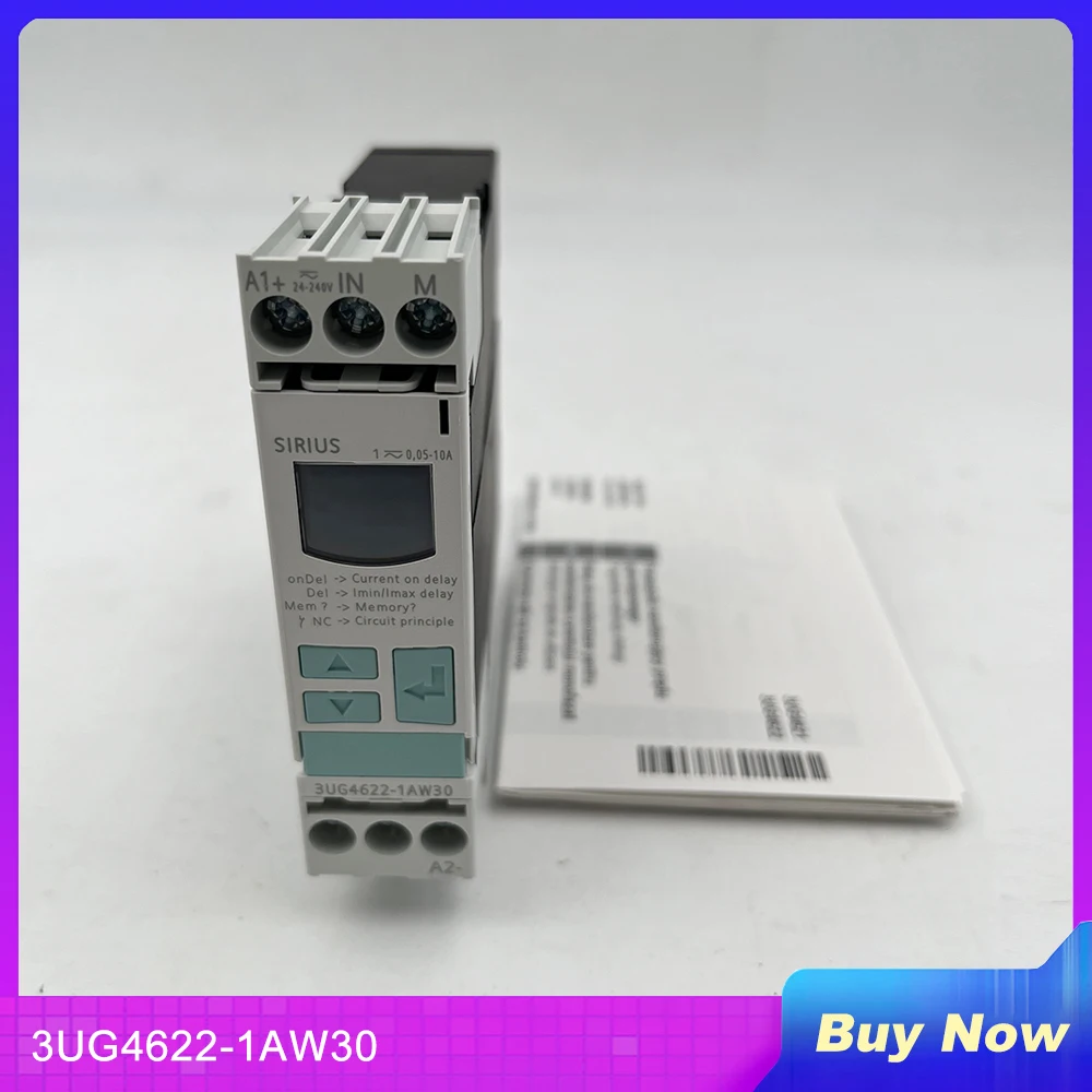 

For Siemens Digital Monitoring Relay Current Monitoring, 22.5 mm from 0.05-10 A AC/DC 0vershoot and Undershoot 3UG4622-1AW30