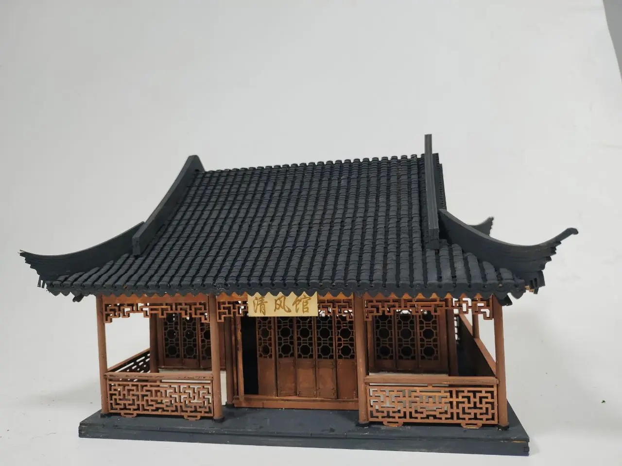 1:50 スケール中国の古代木造住宅モデルキット – DIY ミニチュア建築
