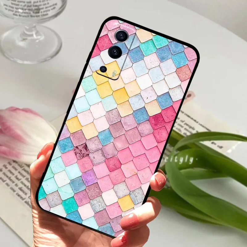 Silicone Shockproof Soft TPU Phone Case with Cartoon Design