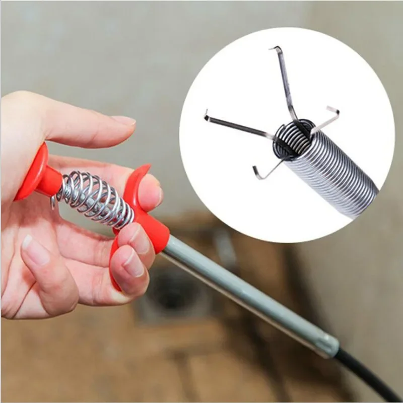 60cm-Spring-Tube-Unclogging-Grab-Picker-Snake-Cable-Auxiliary-Grab ...