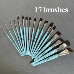 Nylon Paint Brushes For Face Paint Drawing Watercolor Painting Brush Tools Art Supplies