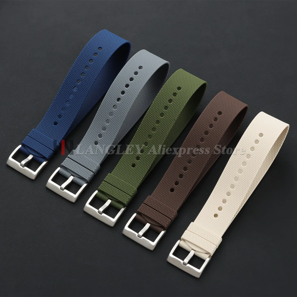 Premium Silicone Sport Watch Band - Soft Rubber Wristband