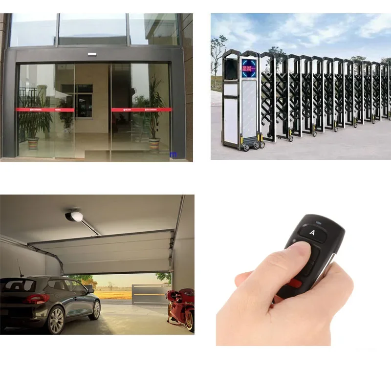 GERMA RF Remote Control Key 433mhz Transmitter Cloning Duplicated Copy learning fix code for Electric Garage Door Car garage door remote control radio controller remote controller
