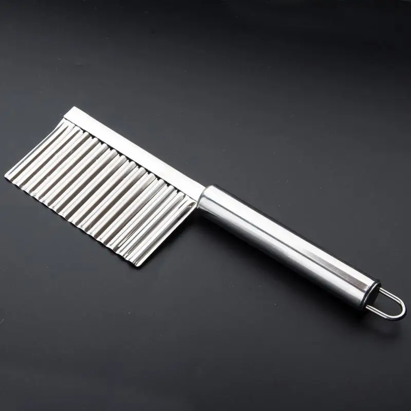 Potato Slicer Cutter Creative Corrugated Wavy Knife French Fries Vegetable Fruit Kitchen Gadget Accessories