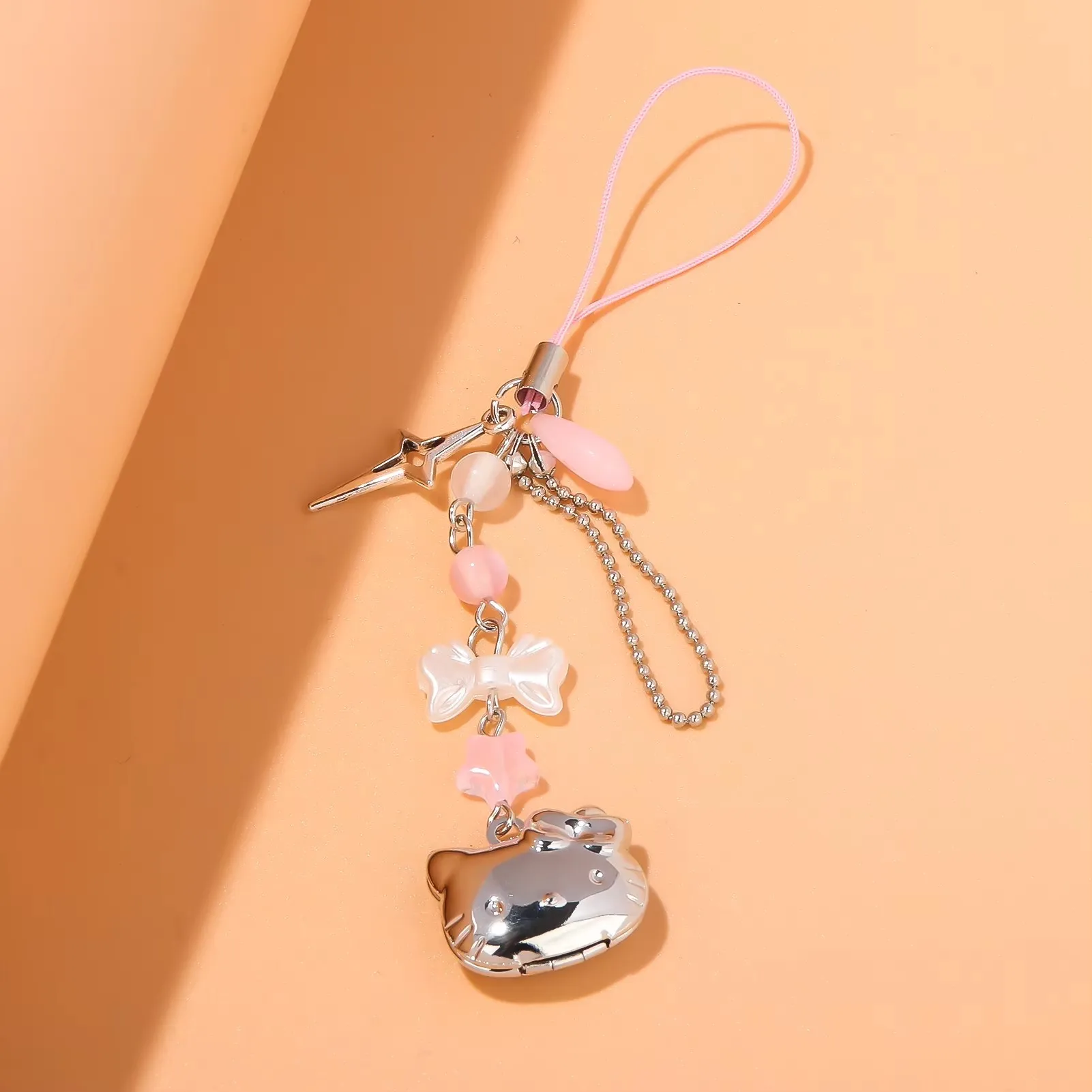 Anime keychain Anime Sanrio Hello Kitty Keychain Bag Phone Charm Lolita Goth Purse Decor Nostalgia