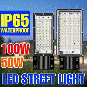 Светодиодный уличный светильник, садовый светильник, уличный Точечный светильник, настенный светильник 220 В 50 Вт, 100 Вт, прожектор, IP65, водонепроницаемая лампа, ночная лампа