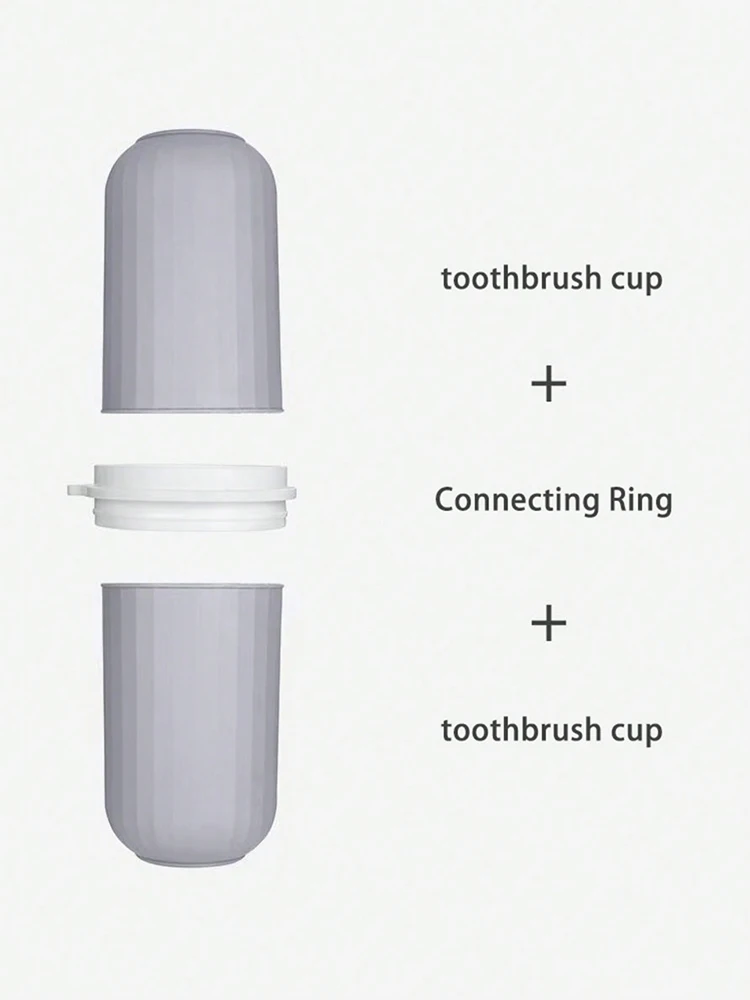 Portable Travel Toothbrush And Toothpaste Holder Cup Case_voghion.com