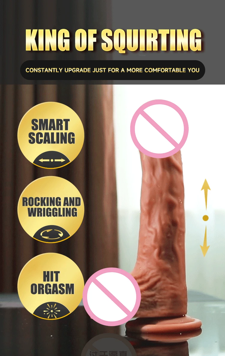 APP Control Thrusting Vibrator Female Masturbation Realistic Heating Vibrating Dildo Sex Toy Anal Clitoral G-spot Stimulation