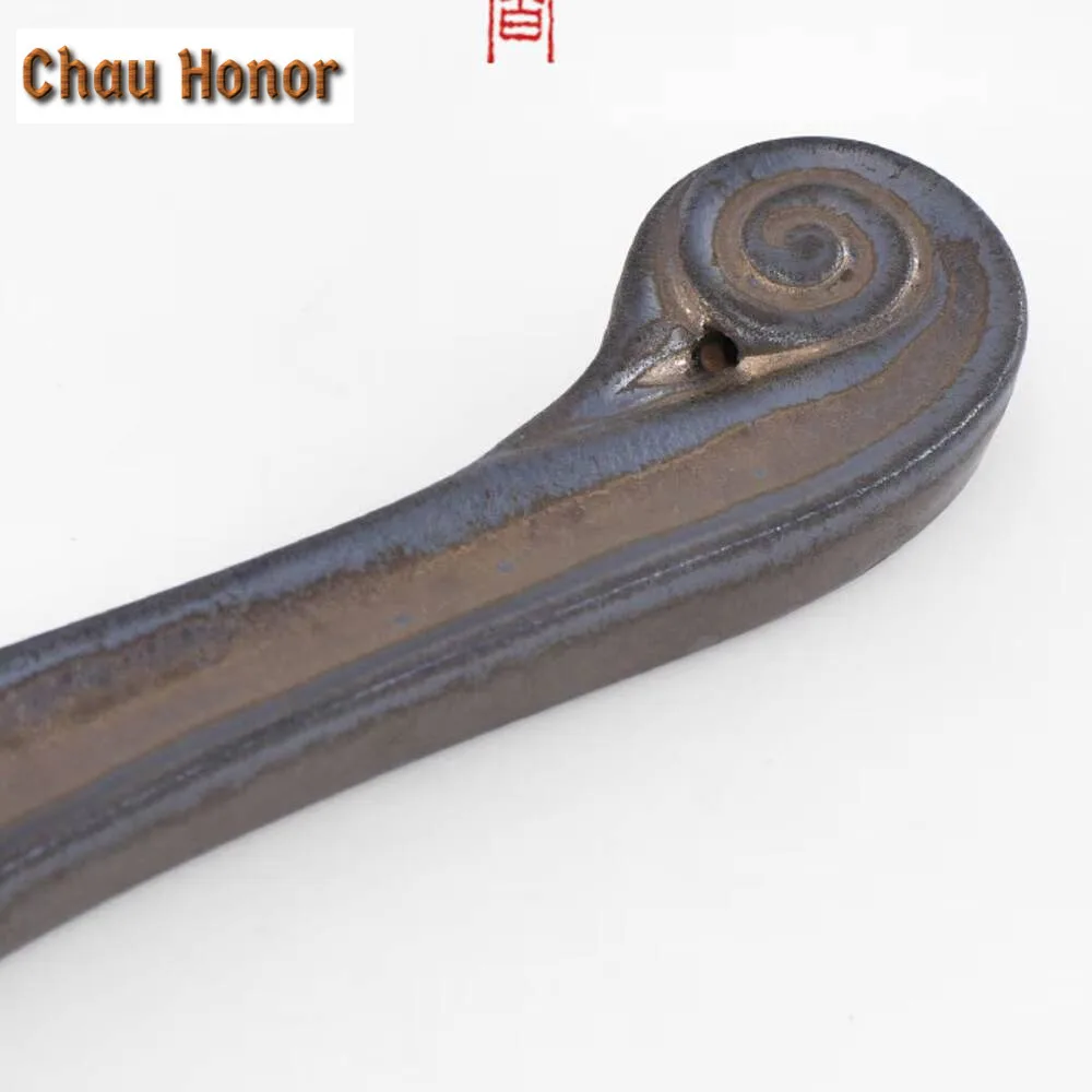 Kiln Glaze Insertion Ceramic Holder Handmade Incense Waterfall Mosquito Coil Holder Scented Aromatic Candles Gift Decoration