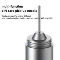 2IN1 SIM Card Tray Removal Tool Eject Pin Earbuds Cleaning Brush Reset Tools Needle Opener Cleaner Pen Kit for iPhone Airpods 5