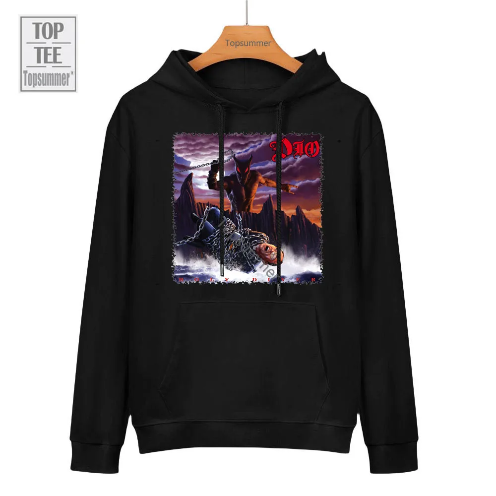 Holy Diver Album Felpe Dio Tour Felpa Uomo Pop Fashion Felpa Con Cappuccio Street Clothes