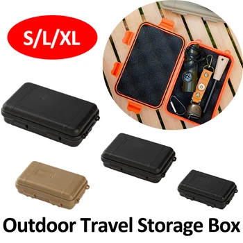 EDC Tool Box Outdoor Camping Survival Kit Shockproof Waterproof Case Sealed Box Outdoor Survival Storage Box Fishing Tackle Bag 1