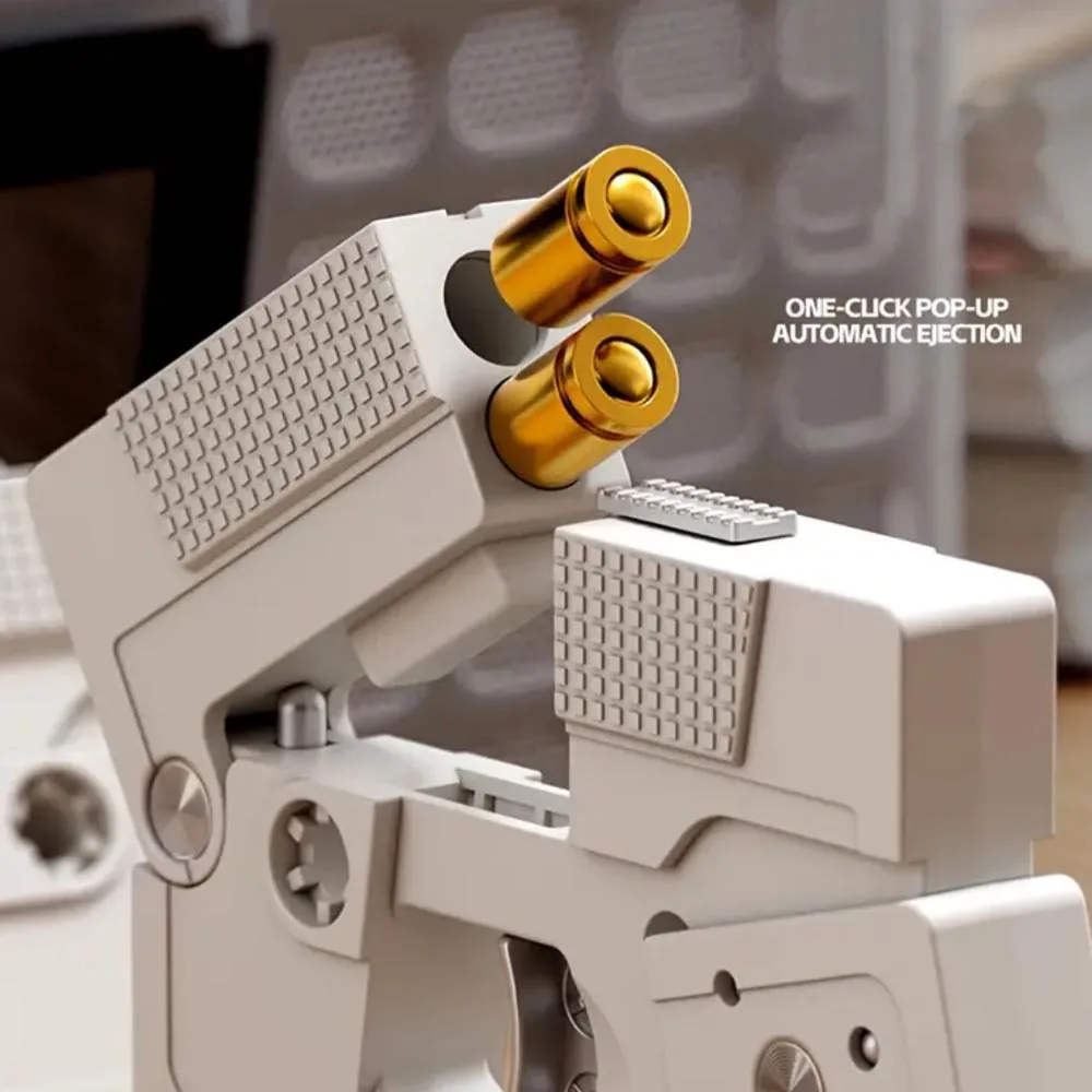 Shell Ejecting Folding Toy Gun Cassette Tape Toy Guns That Look Real Birthday gifts Dropshiping 5