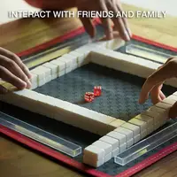 Mini Mahjong Traditional Chinese Version Game Set With Portable Box Mah-Jongg Travel Family Fun Toys Leisure Time Game 2
