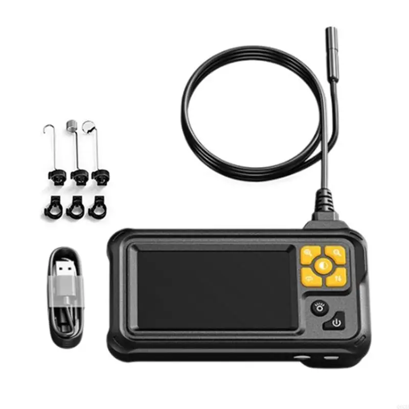 Q9QD 4.3 인치 IPS 스크린 산업용 Borescope 방수 검사 카메라 유연한 반 뻣뻣한 케이블 파이프 유지 관리