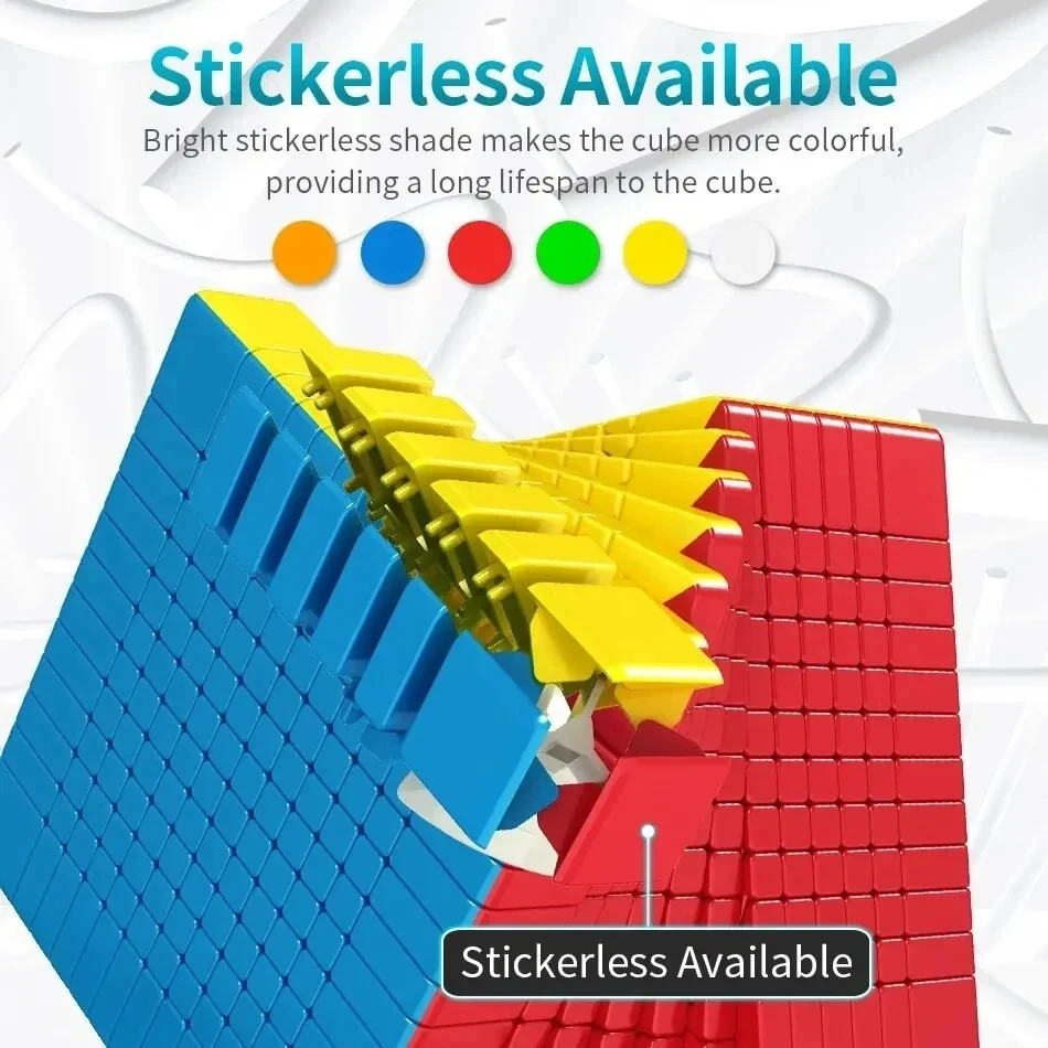 MoYu MFJS MeiLong 12 12x12 Magic Speed Cube Stickerless Professional Puzzle Toys Meilong 12x12 Cubo Magico 5