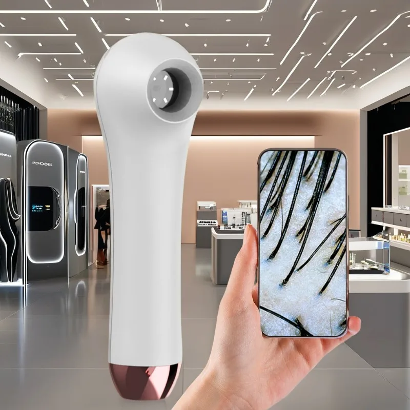 Portable Mini Skin Analyzer Hair Scalp Analysis Machine Digital 3D Home Use Facial Skin Analyzer Machine