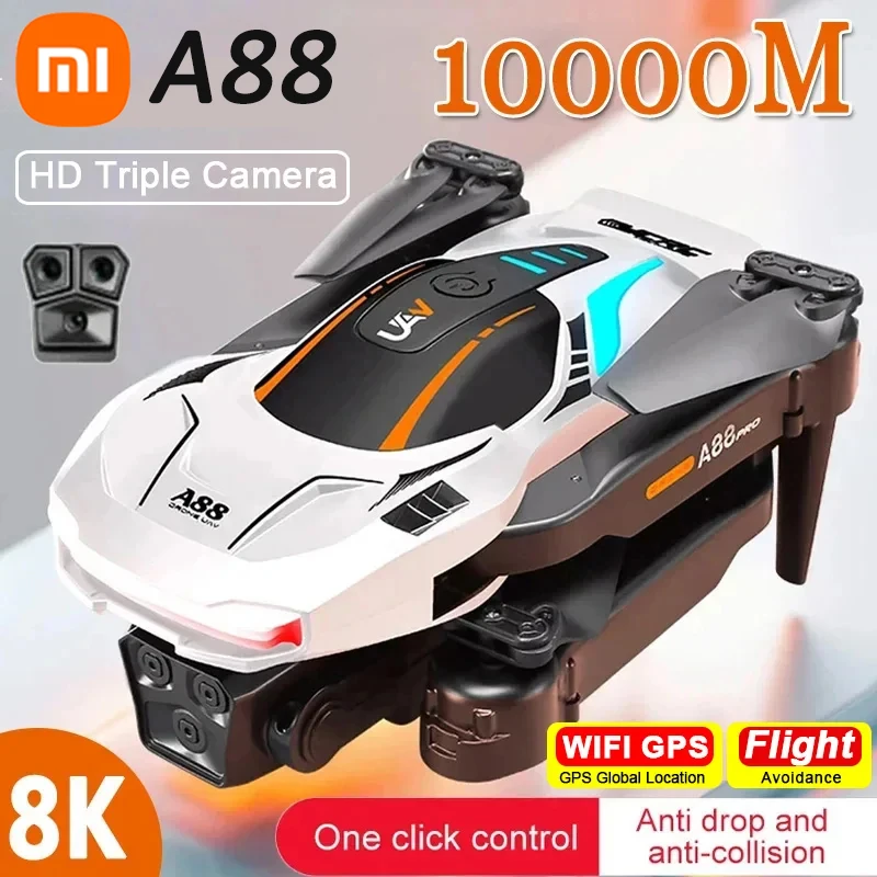 XIAOMI-Drone P17 GPS 5G,caméra aérienne HD 8K,quadrirotor pliable sans