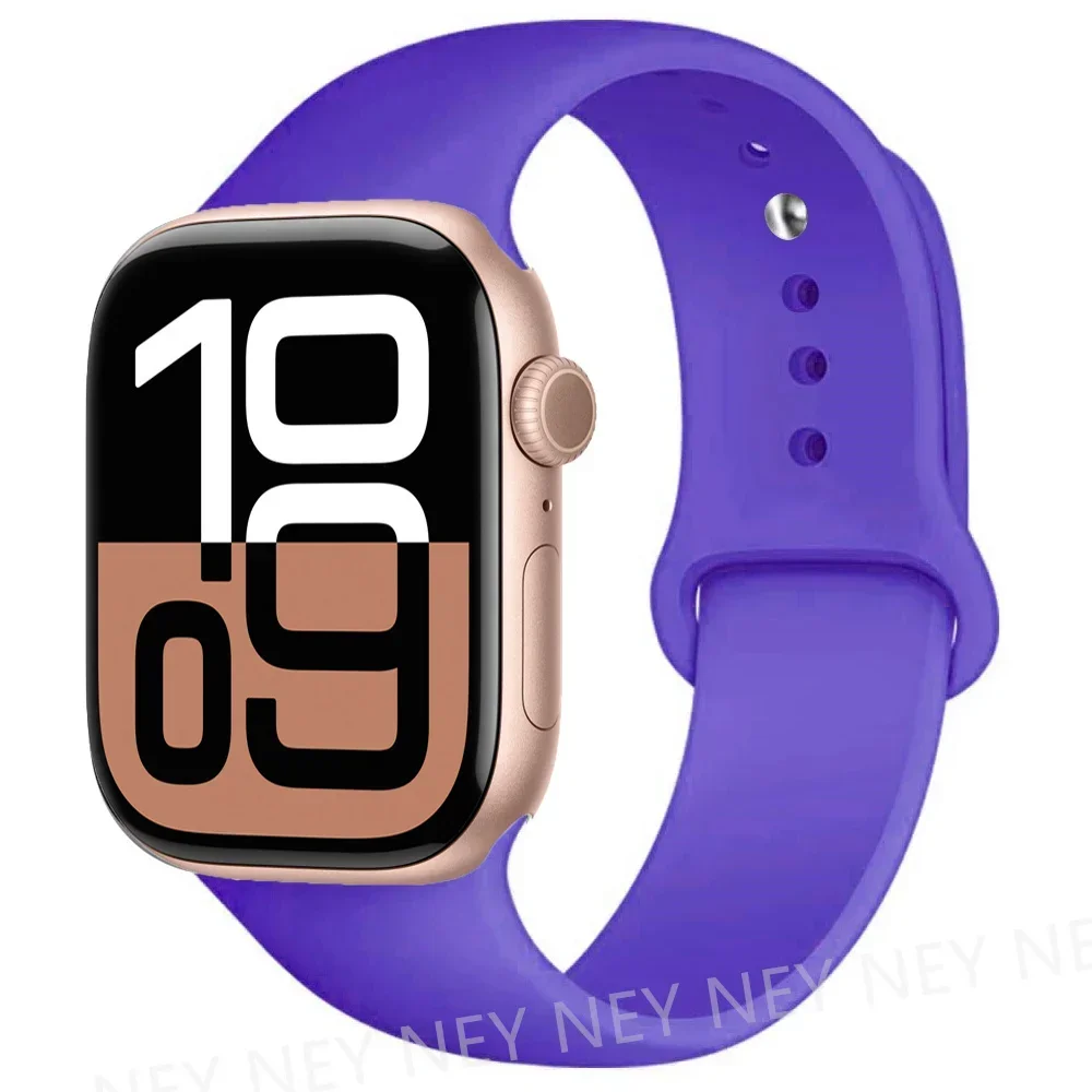 Premium Silicone Sport Watch Band - Versatile Waterproof Strap