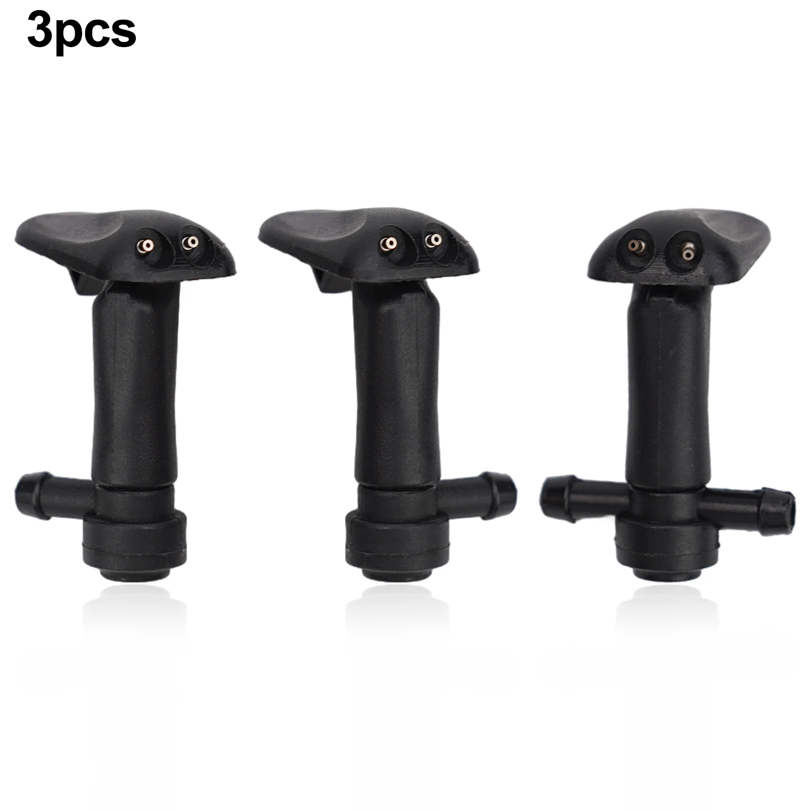 

3Pcs Auto Windshield Washer Nozzles For Saab 9-3 9-3X 2003-2011 12778850 12778849 Sets Left & Right & Double Head Car Wear Parts