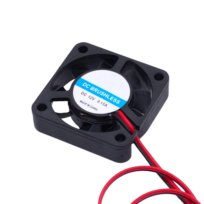Industrial Cooling Fan 10PCS DC Brushless Fan with Two Lines 5V 12V 24V Sleeve Bearing 40*10mm
