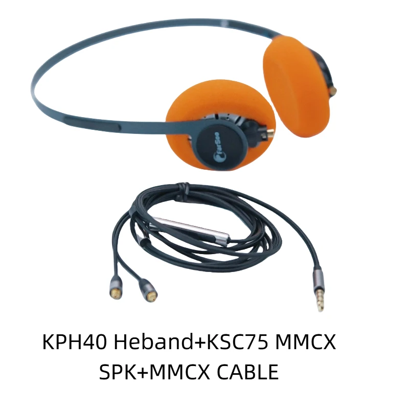 Farsoo KPH40 ヘッドバンド KSC75 MMCX スピーカーユニット付き